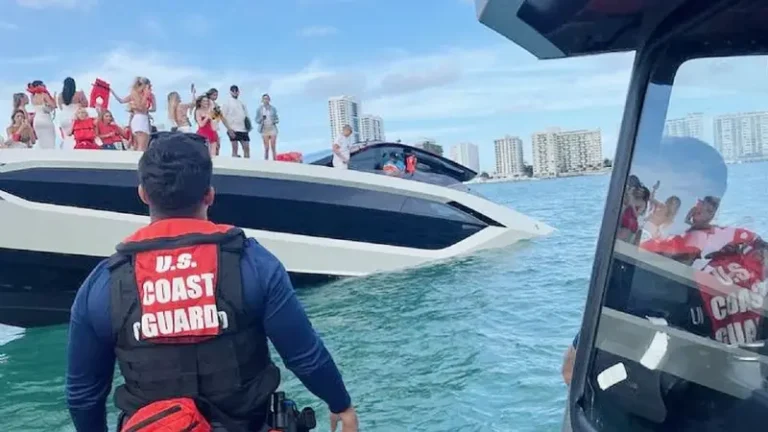 Yate de lujo de 4.5 mdd se hunde con 32 influencers a bordo en Miami Beach