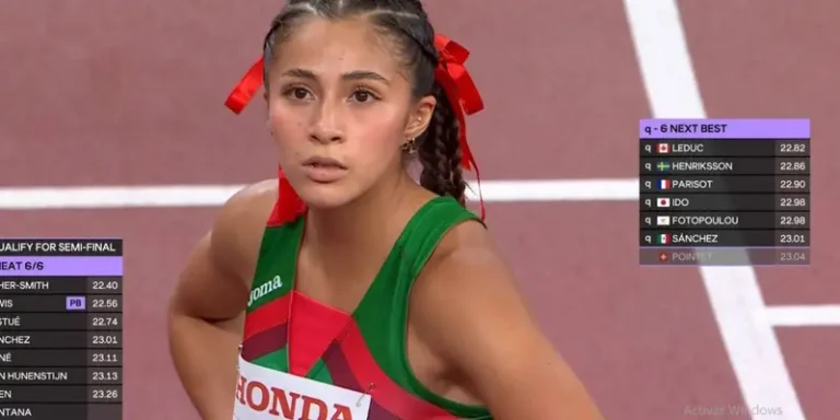 Mexicana logra histórica calificación a semifinales de mundial de atletismo