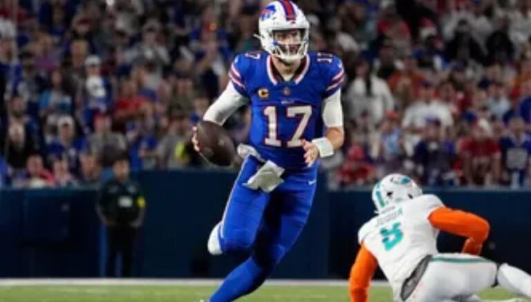 ¡Con una intercepción a Tua! Bills vencen a unos testarudos Dolphins y se ponen 3-0