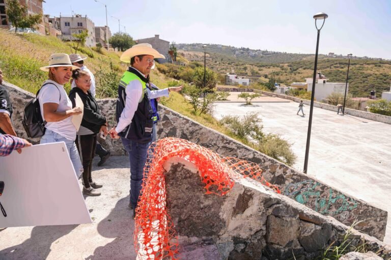 30 mdp para mejoras en colonia El Paraíso, municipio de Corregidora