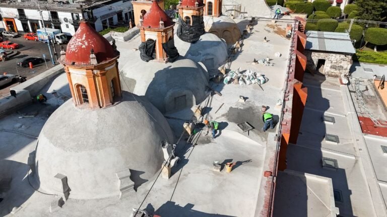 Continúa rehabilitación en la Parroquia de San Juan Bautista donde se invierten más de 4.8 mpd