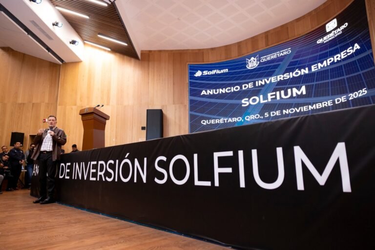 Invierte Solfium 10 mdd para su planta de energía solar en Querétaro