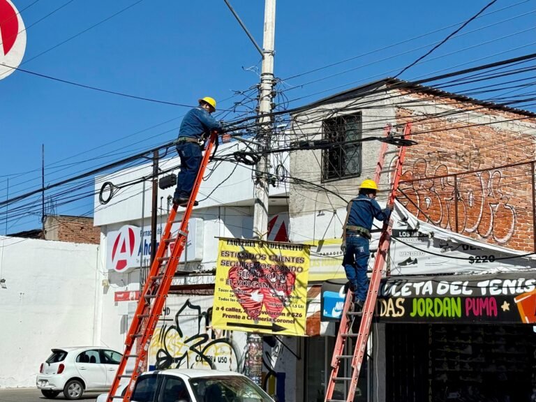 Avanza a 96% meta de retiro de cableado en desuso hacia el cierre de año