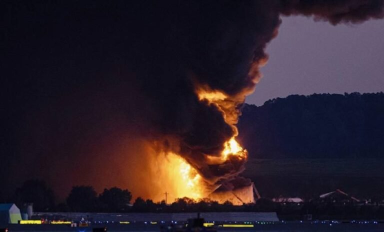 Tres muertos y 11 heridos tras caída de avión de carga UPS en EU