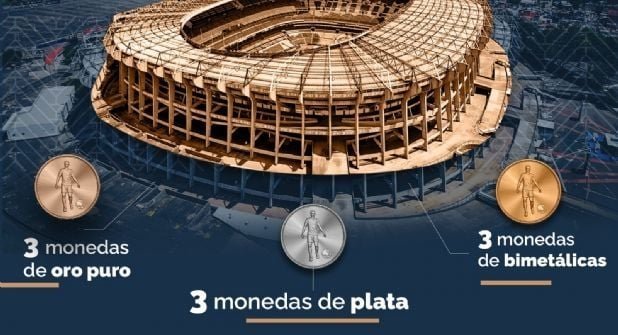 Senado aprueba emisión de monedas conmemorativas para la Copa Mundial de Futbol 2026