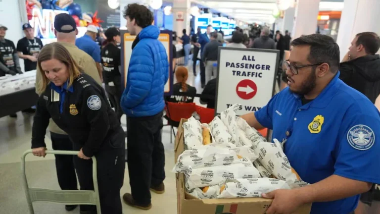 El aeropuerto de Filadelfia batió récord mundial y repartió más de 365 metros de cheesesteaks a la TSA