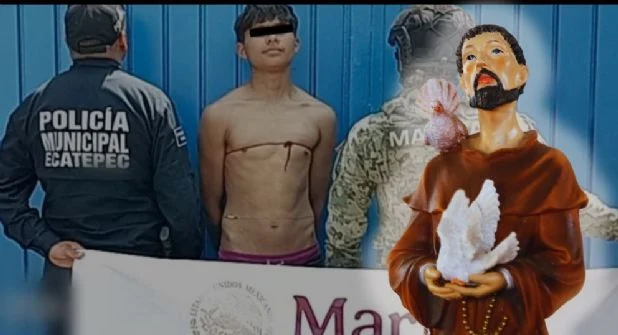 Jueves Santo: Detienen a joven por robar figura de San Francisco de Asís en iglesia de Ecatepec