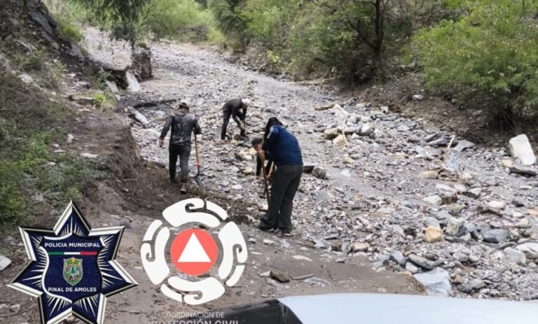 Se brindará apoyo a Pinal de Amoles por afectaciones de lluvias