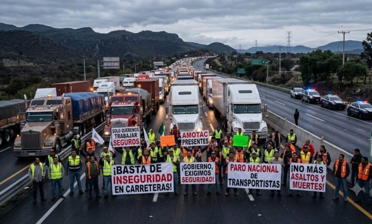 Amotac anuncia paro nacional en carreteras
