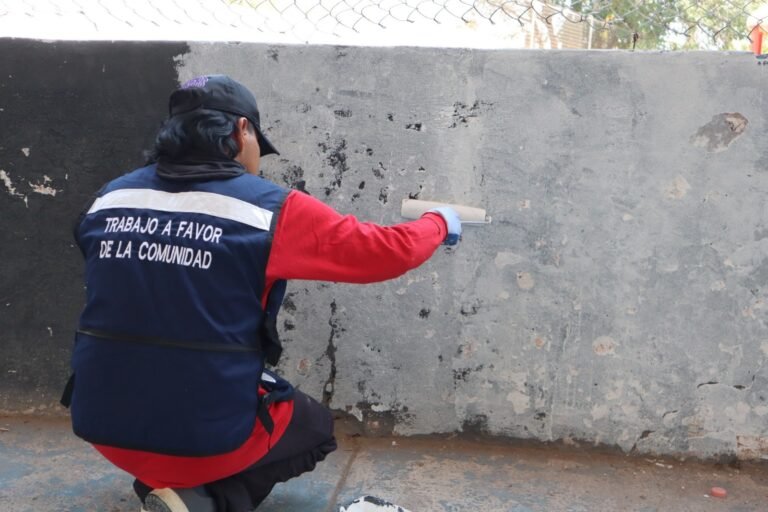 Realizan trabajo comunitario 29 personas infractoras durante mayo