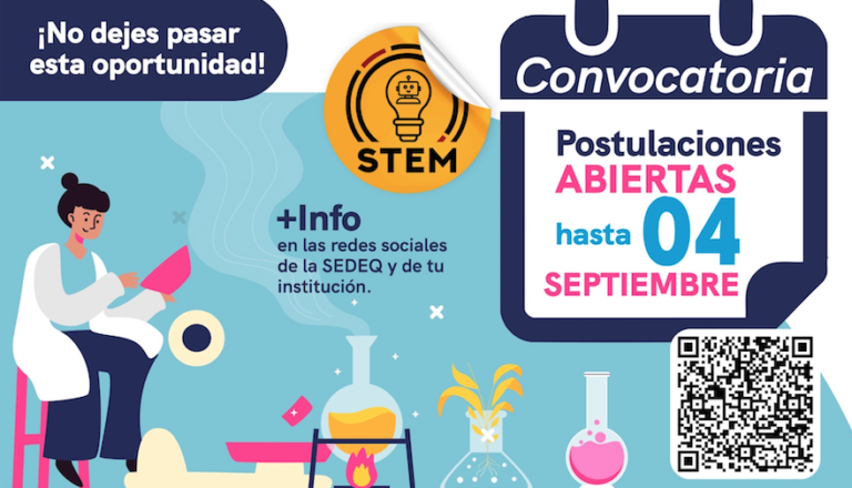 Abre SEDEQ convocatoria para Mujeres STEM+ 2026