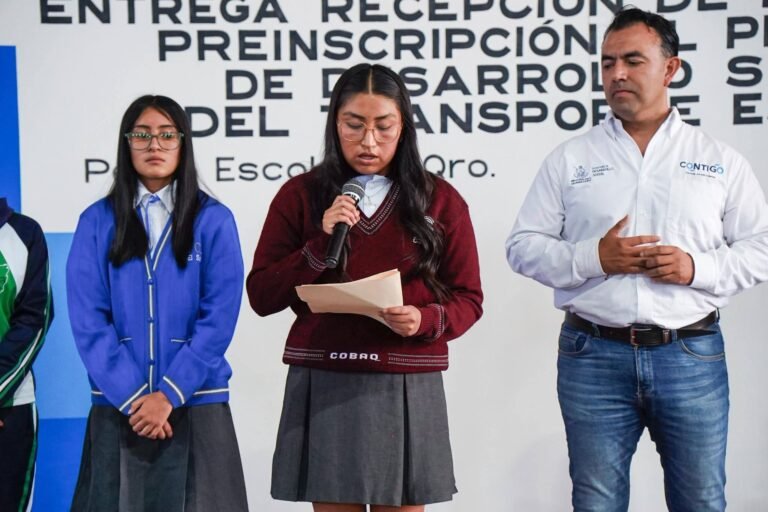 Avanza en Pedro Escobedo el proceso de preinscripción al programa estatal de Transporte Escolar