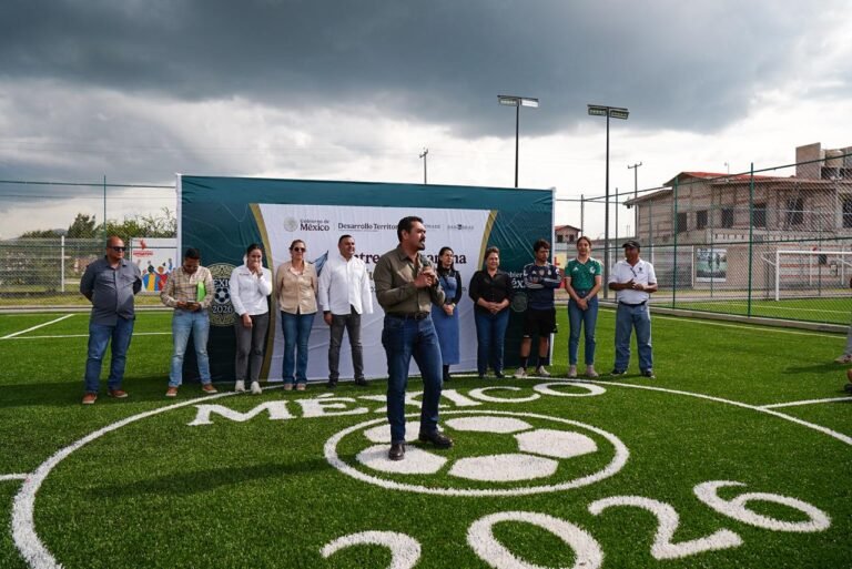 Estrena Pedro Escobedo nuevas canchas deportivas para impulsar la activación física y la convivencia