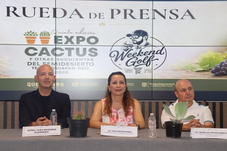 Invitan a disfrutar de la Expo Cactus y el Weekend Golf Tequisquiapan 2026