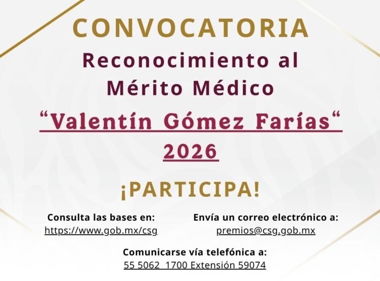 Convoca SESA a postular médicas y médicos al Reconocimiento al Mérito Médico 2026