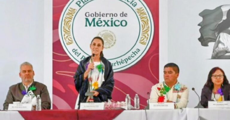 Claudia Sheinbaum anuncia inversión para el pueblo P’urhépecha