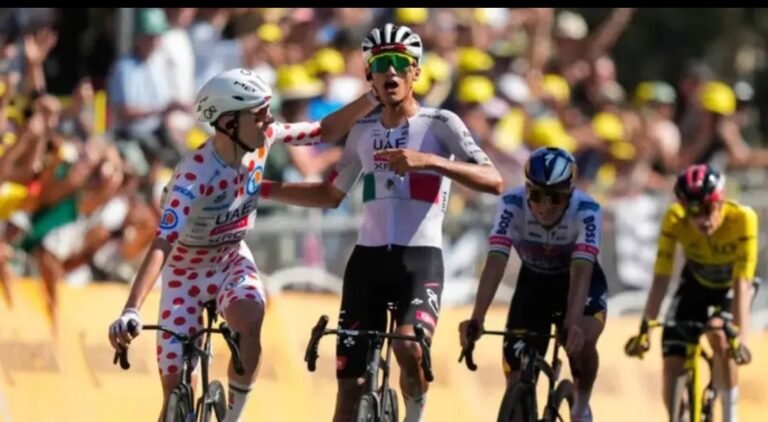 Isaac del Toro supera una complicada 5ta etapa y se mantiene entre los mejores del Tour de Francia