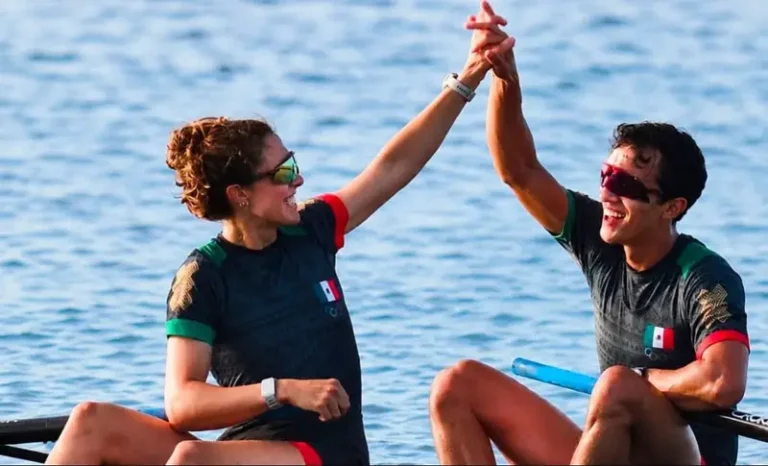 Rafael Mejía y Maite Arrillaga conquistan el oro para México en remo