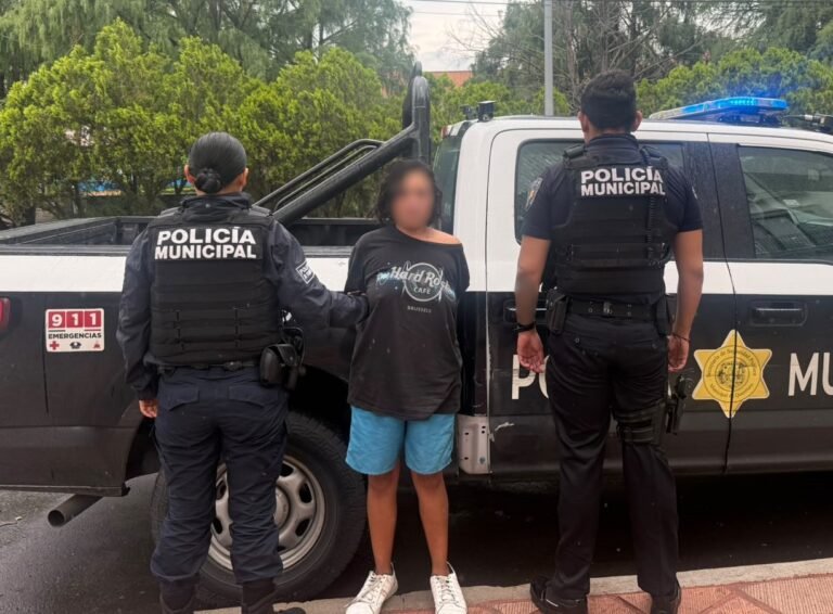 Detenida por lesiones en la colonia Centro