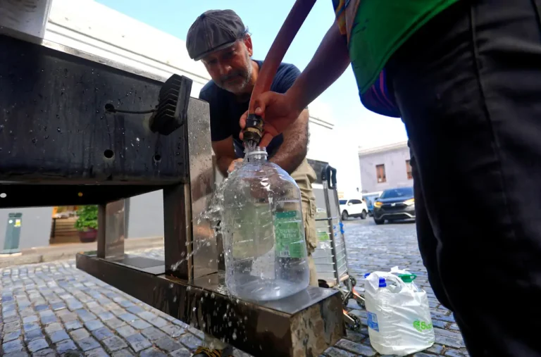 Sufre medio millón de personas racionamiento de agua en Puerto Rico