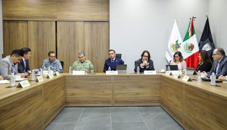 Mantienen coordinación interinstitucional en Mesa Estatal de Paz y Seguridad