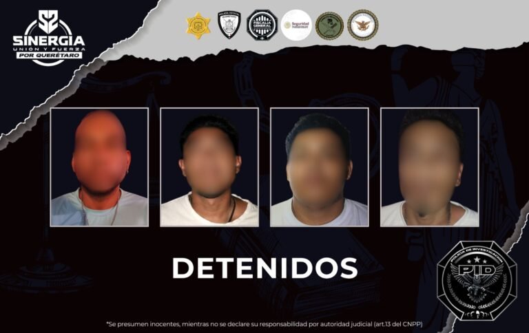 Operativo Sinergia realiza 6 cateos simultáneos; 4 personas fueron detenidas en Querétaro