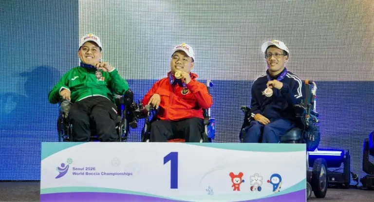 Eduardo Sánchez hace historia en Seúl 2026, con plata mundial para el boccia de México