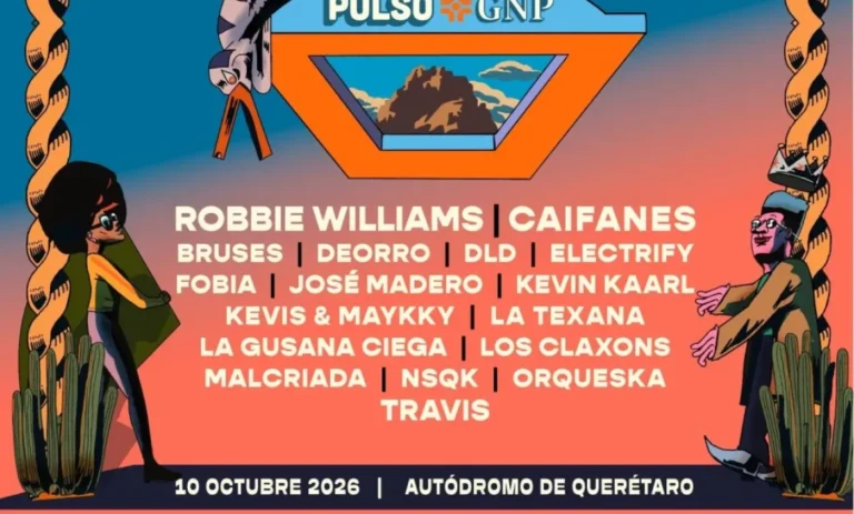 Pulso GNP prepara su regreso a Querétaro con Robbie Williams y Caifanes