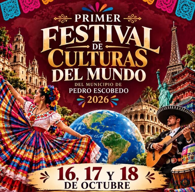 Pedro Escobedo reunirá a 20 países en su primer Festival de Culturas del Mundo