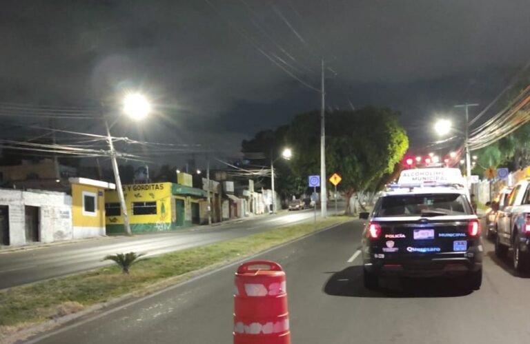 Detienen a 32 conductores por rebasar límites de alcohol en Querétaro
