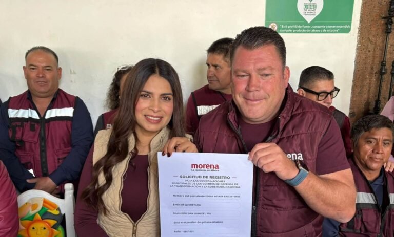 Edgar Inzunza se registra para buscar la Coordinación Municipal de Morena en SJR